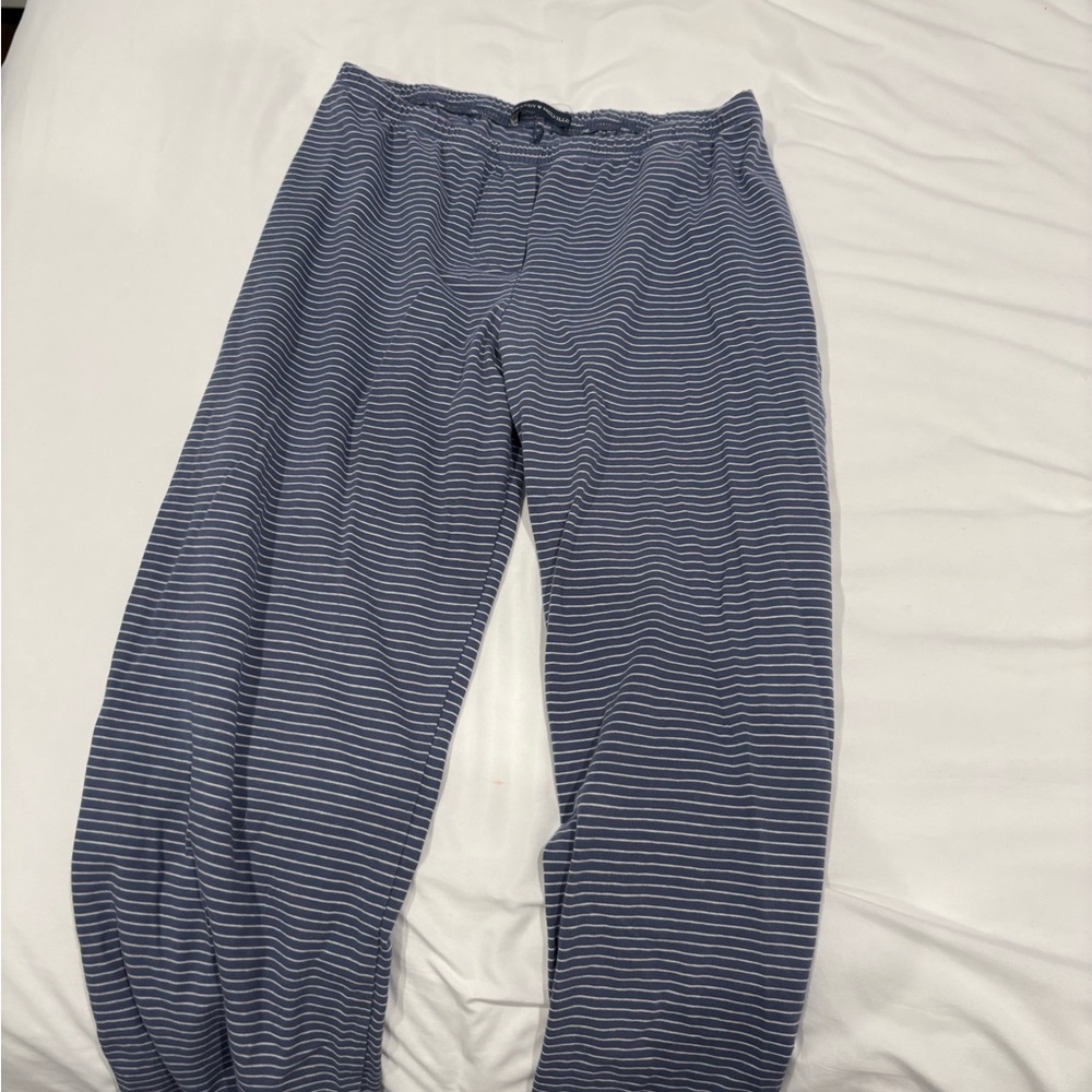 Brandy Melville Blue Striped Pants